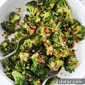 Roasted Broccoli with Chili Garlic Oil and Parmesan