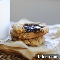 Peanut Butter Jam Cookies