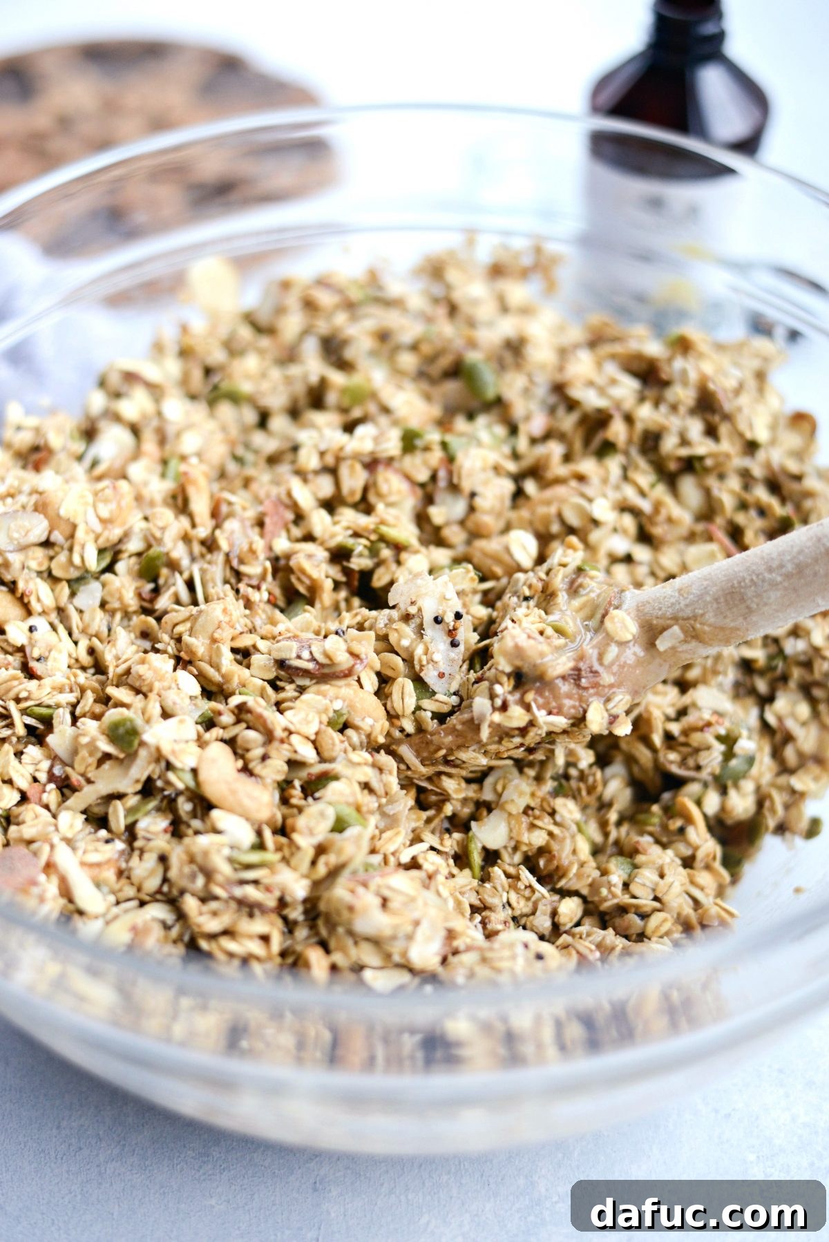 Toss well to incorporate tahini mixture