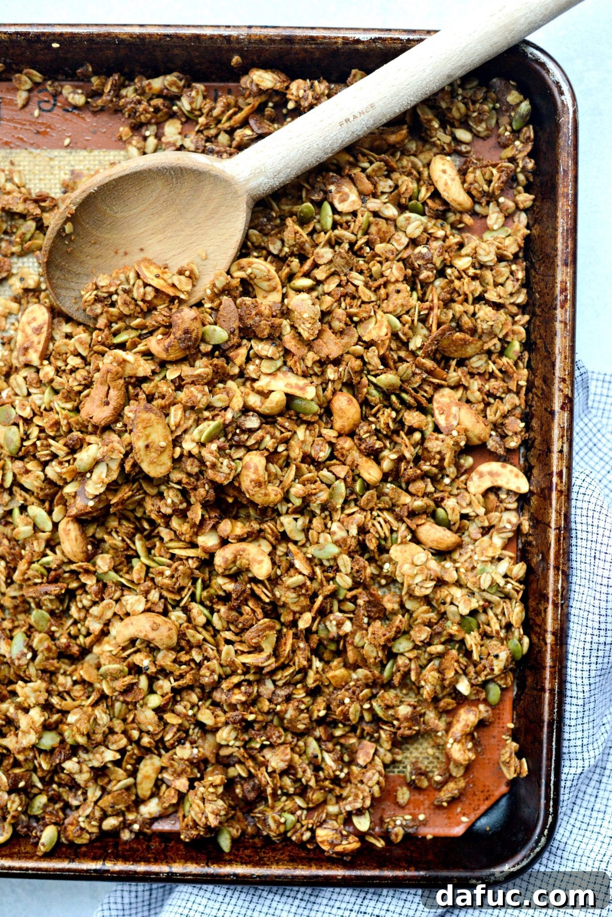 Serving suggestion for Tahini Nut and Seed Granola
