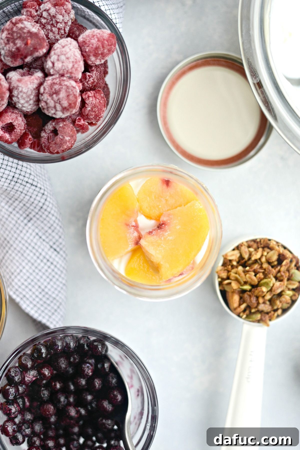 Effortless Breakfast Parfaits 9 Peach Yogurt Parfait Layer