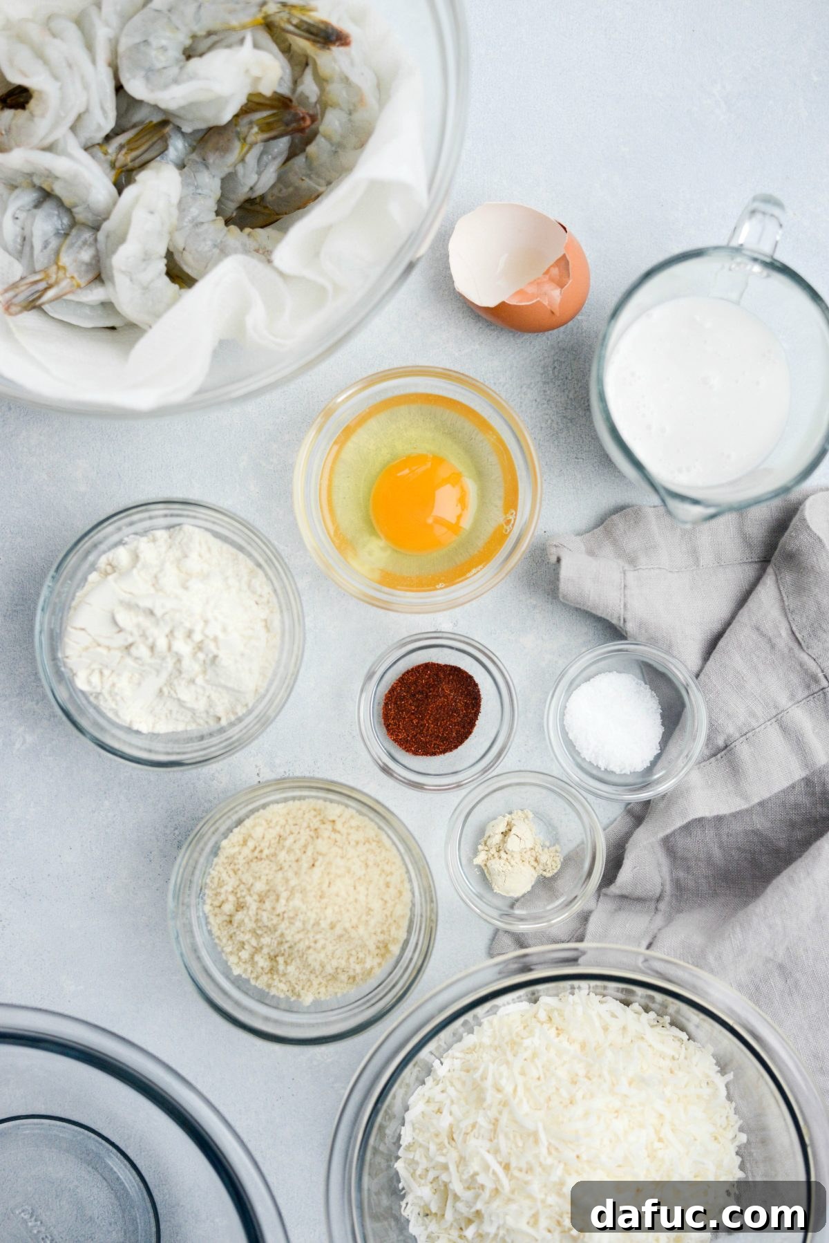 Tropical Crispy Air-Fried Coconut Shrimp with Pineapple Coconut Yogurt Dip 6 ingredients for air fryer coconut shrimp