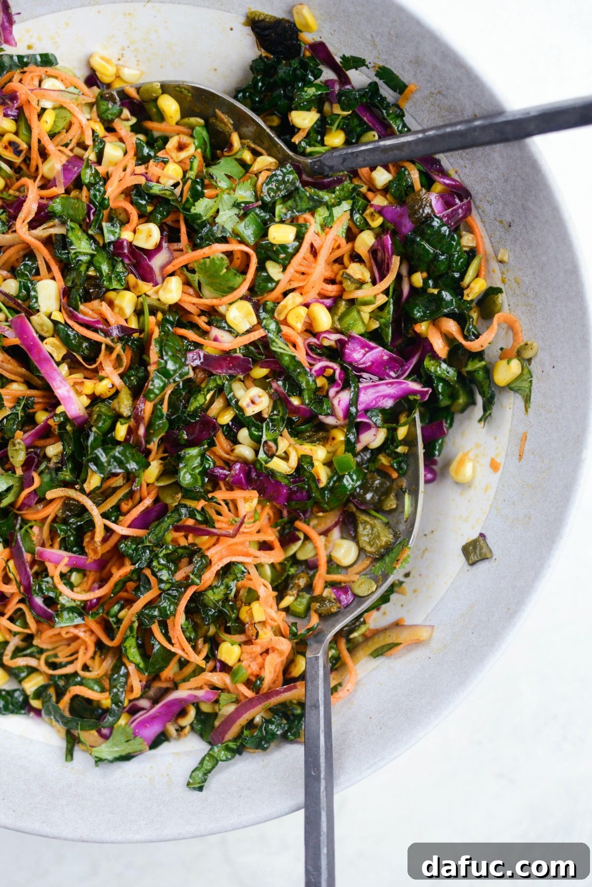 Southwest Sweet Potato Noodle Fiesta with Poblano Corn 2 Vibrant Mexicali Sweet Potato Noodle Salad with Roasted Poblano and Charred Corn