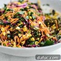Mexicali Sweet Potato Noodle Salad with Roasted Poblanos and Corn