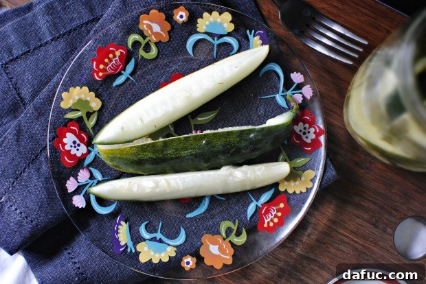 pickles Homemade Sour and Spicy Dill Pickle Spears l SimplyScratch.com