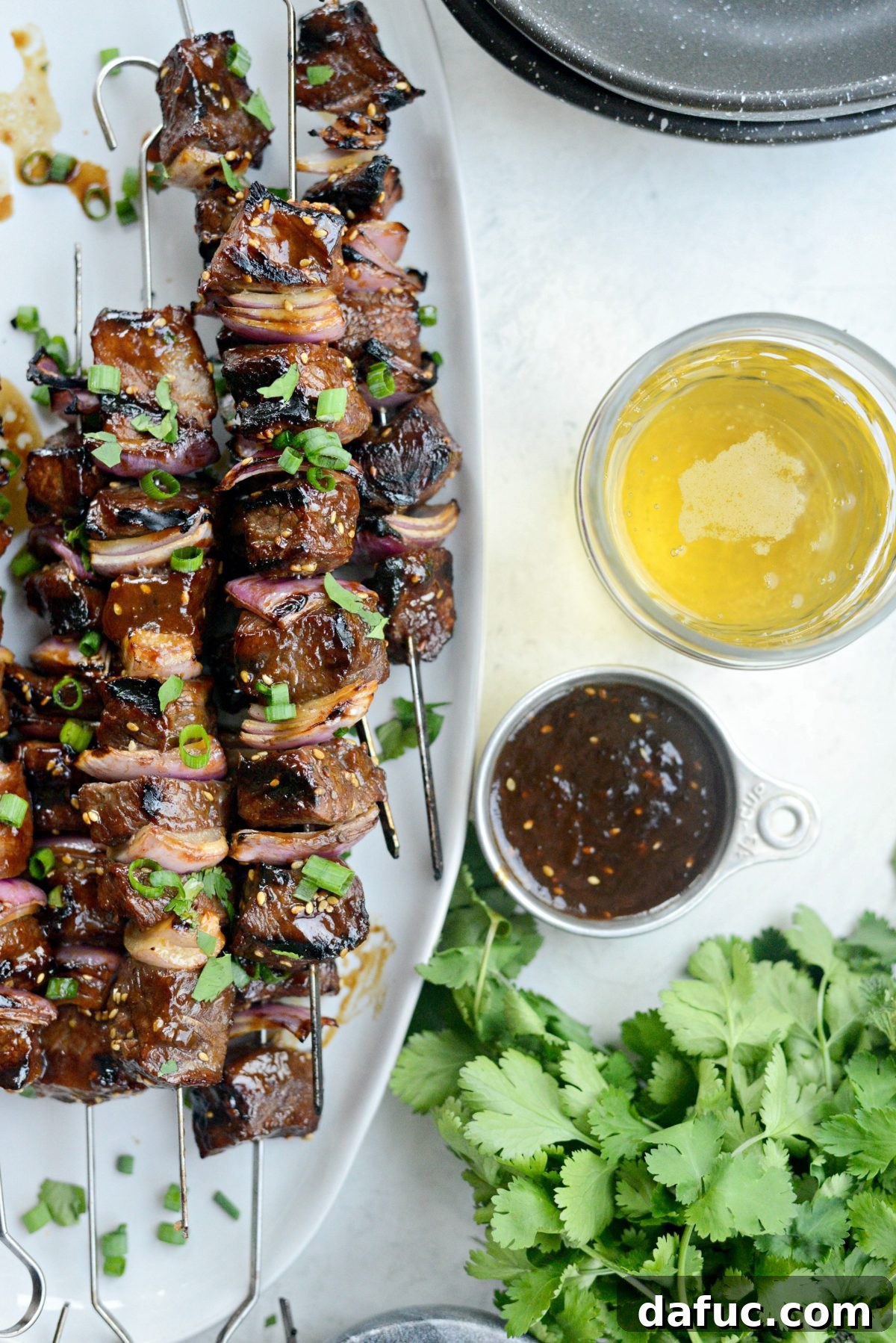 Smoky Sesame Steak Skewers 17 Grilled Sesame Steak Skewers l SimplyScratch.com
