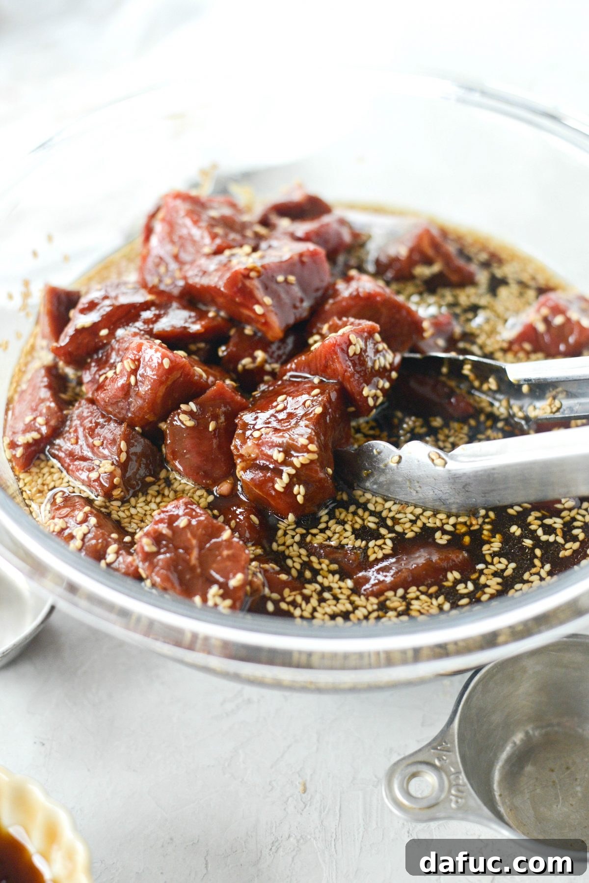 Smoky Sesame Steak Skewers 9 Grilled Sesame Steak Skewers l SimplyScratch.com