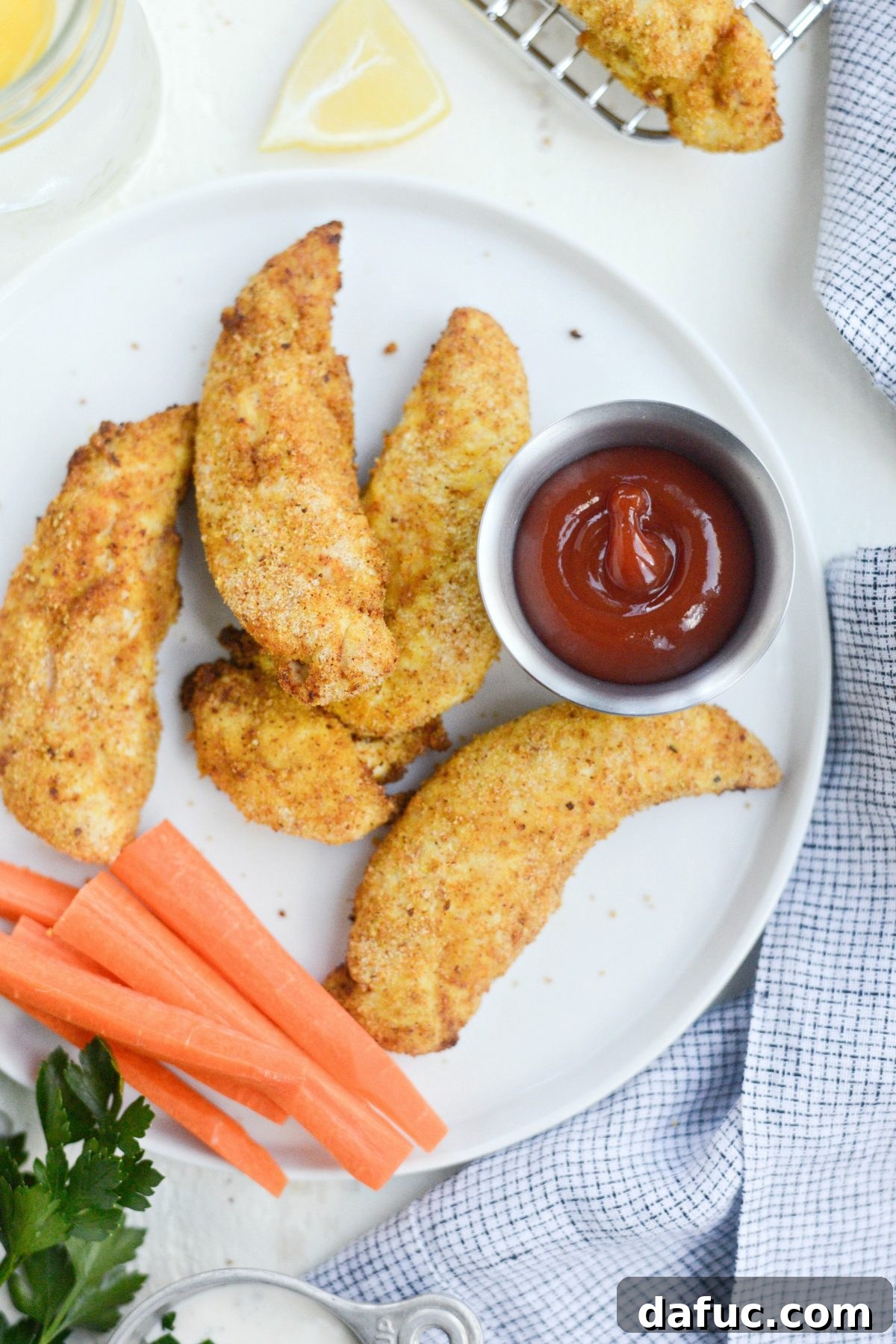 Golden Crispy Air Fryer Chicken Tenders 13 Crispy Air Fryer Chicken Tenders