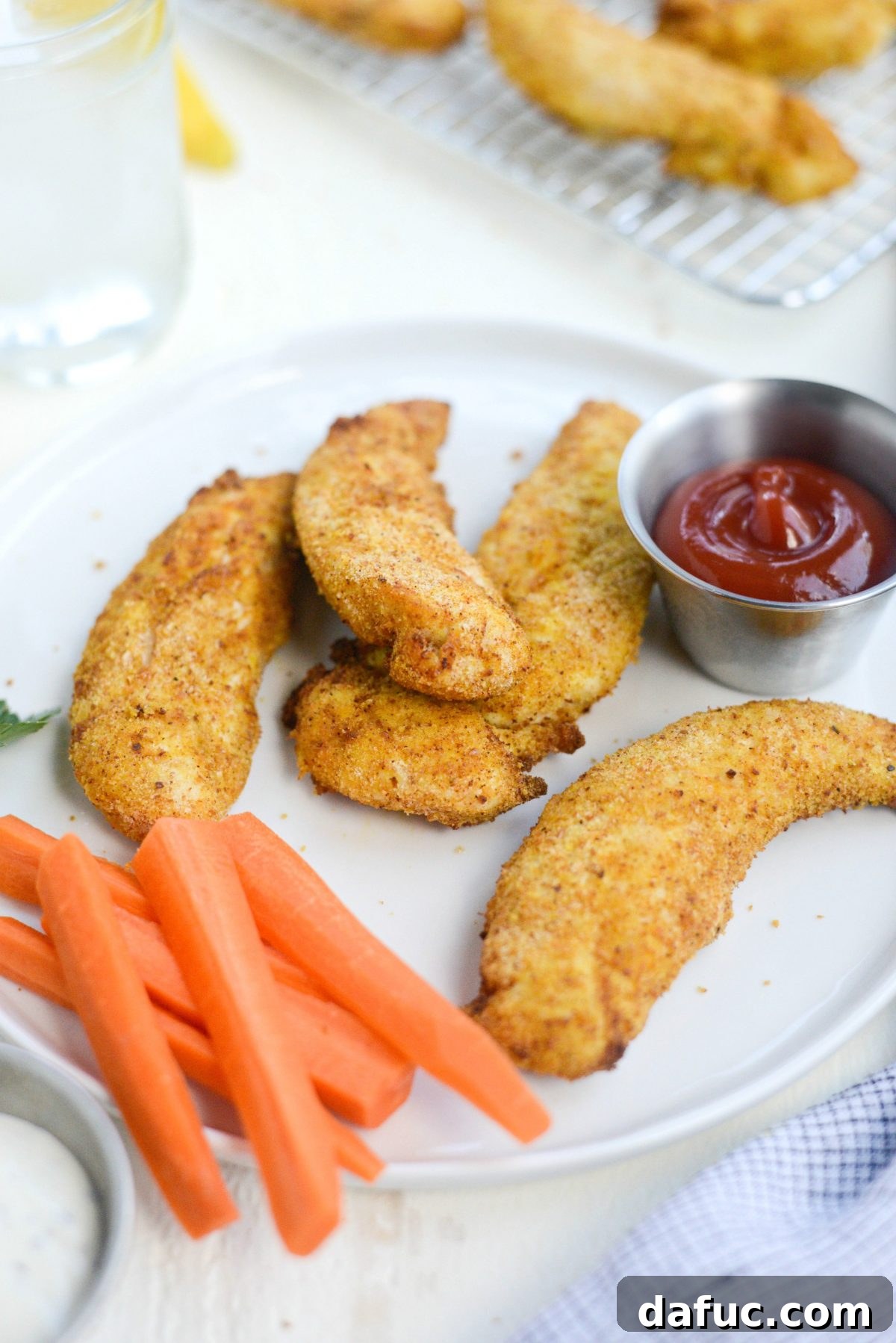 Golden Crispy Air Fryer Chicken Tenders 14 Crispy Air Fryer Chicken Tenders
