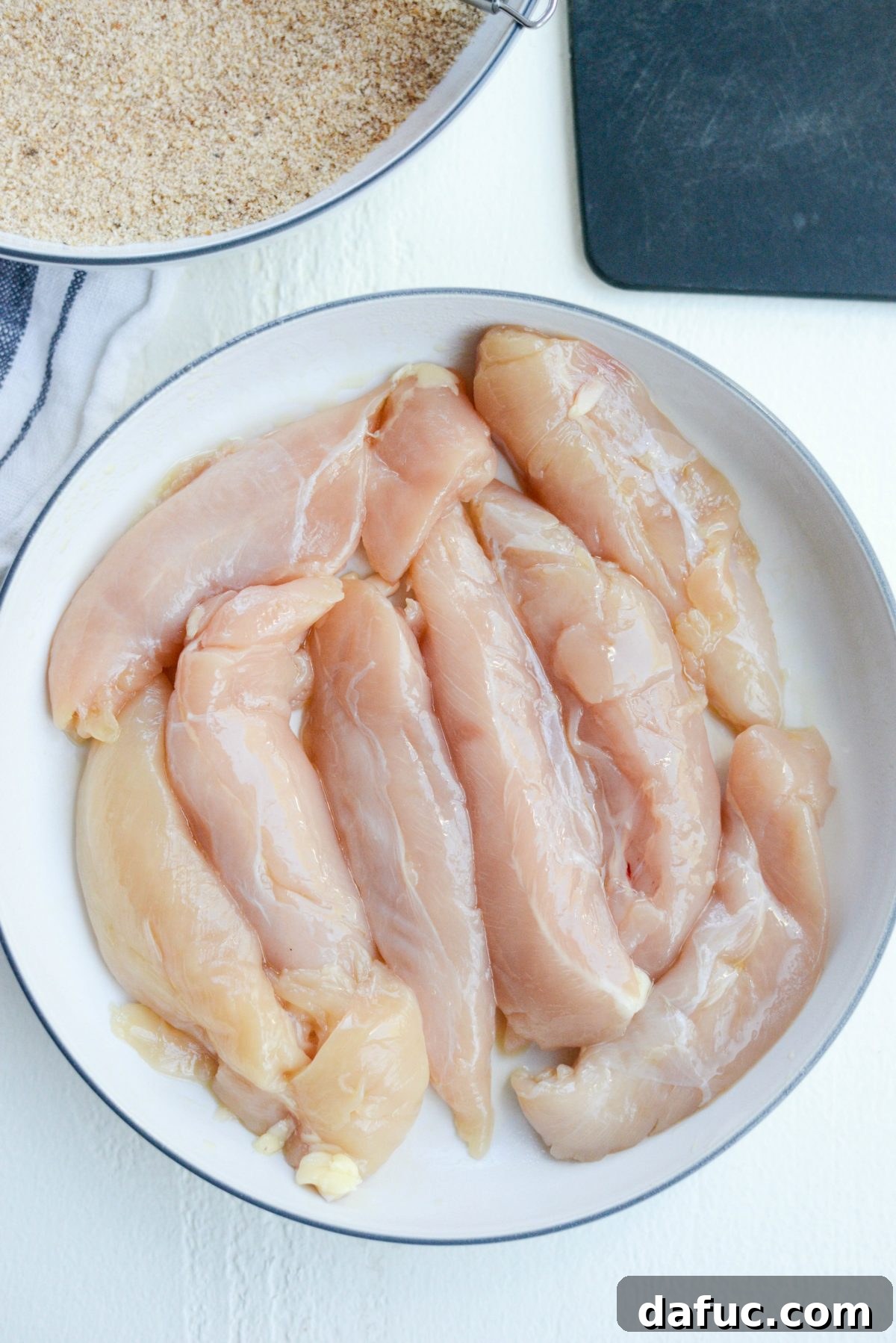 Golden Crispy Air Fryer Chicken Tenders 6 Crispy Air Fryer Chicken Tenders