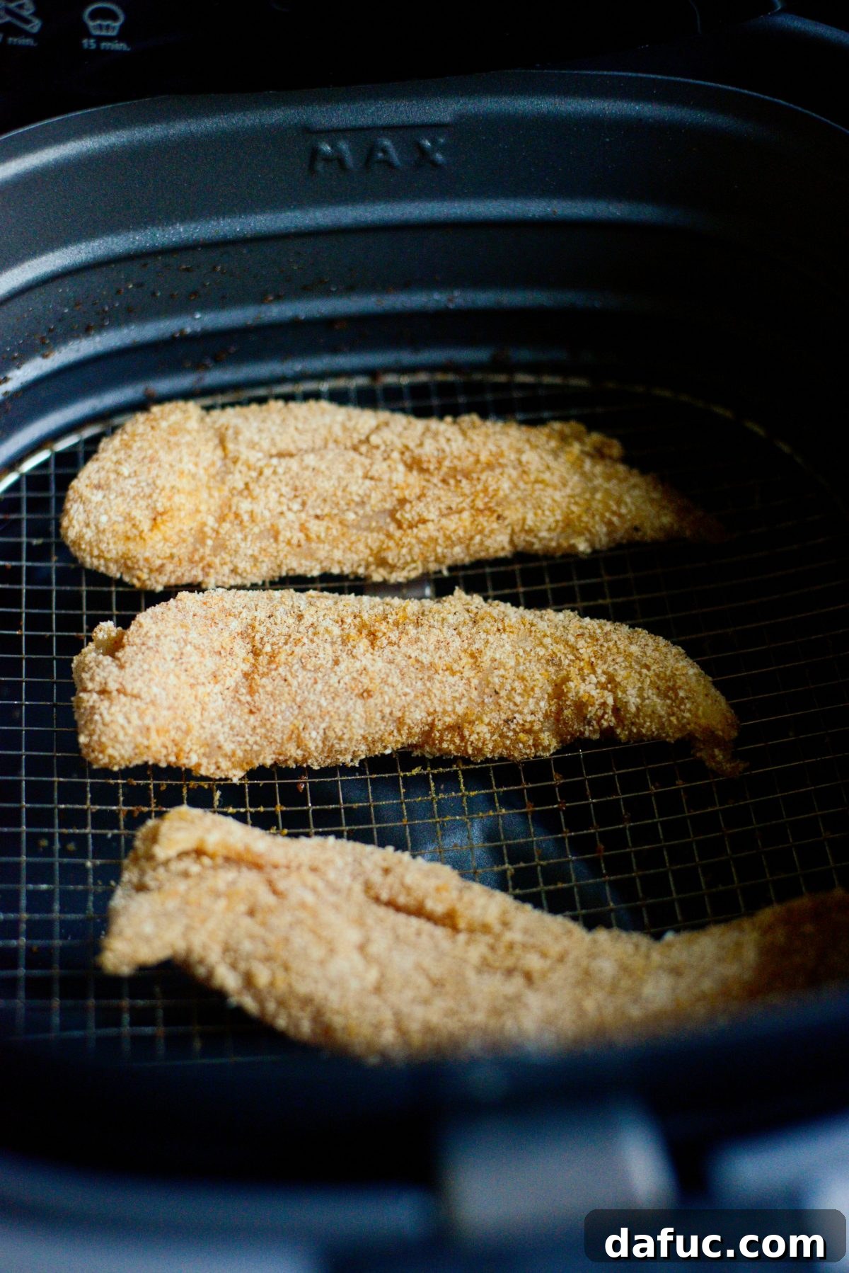 Golden Crispy Air Fryer Chicken Tenders 10 Crispy Air Fryer Chicken Tenders