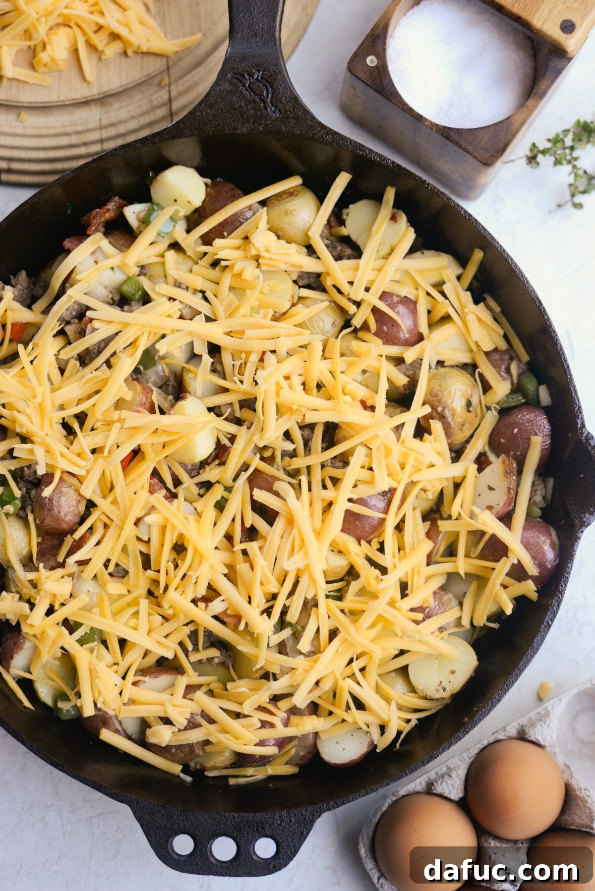 Farmer's Breakfast Skillet l SimplyScratch.com