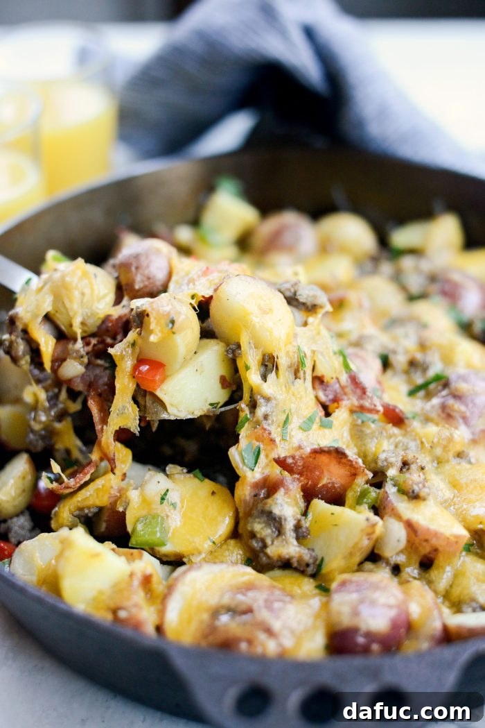 Farmer's Breakfast Skillet l SimplyScratch.com