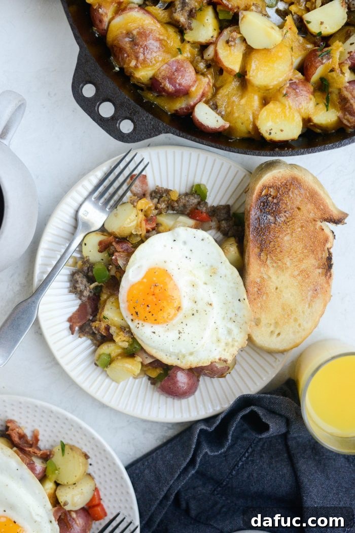 Farmer's Breakfast Skillet l SimplyScratch.com