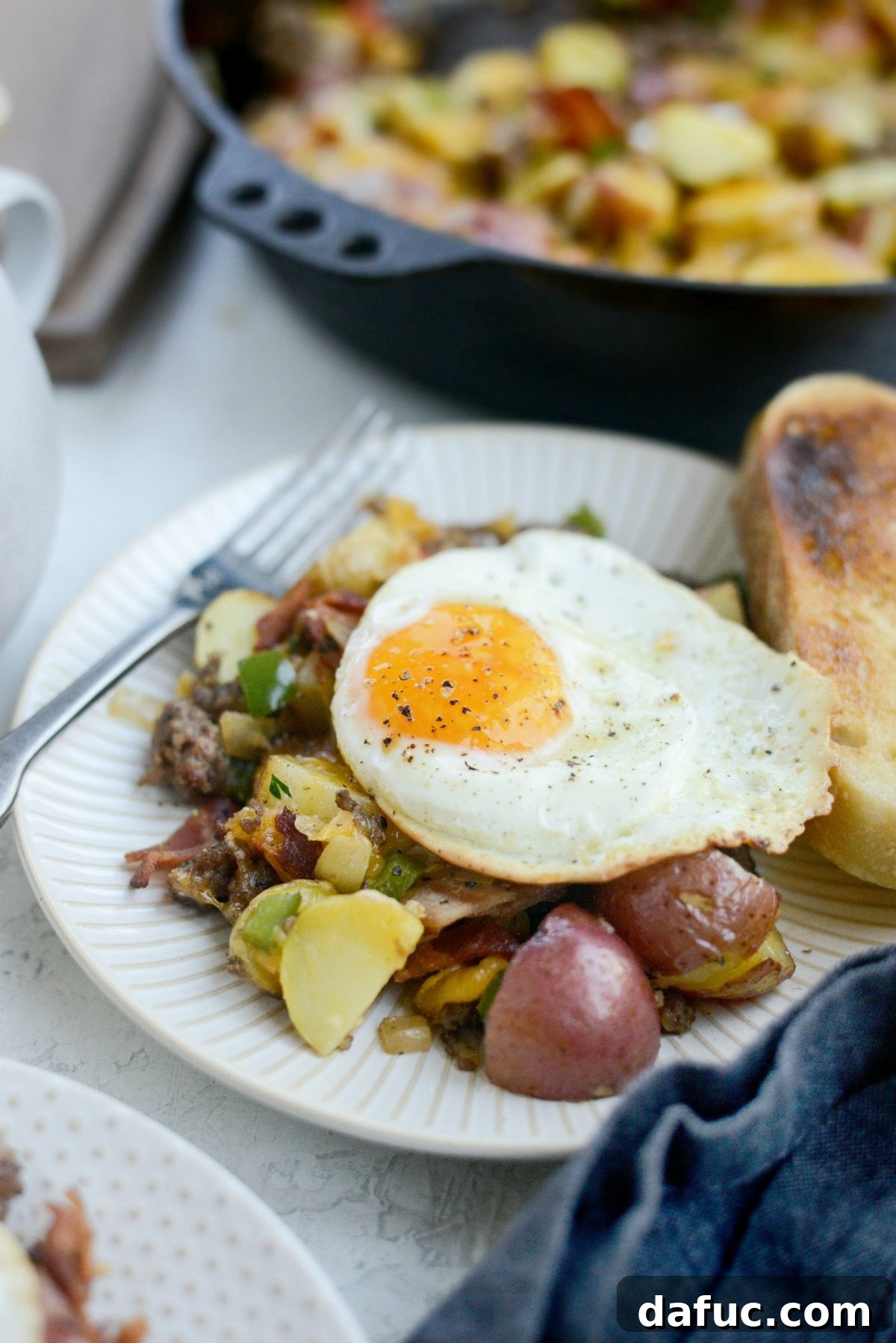 Farmer's Breakfast Skillet l SimplyScratch.com