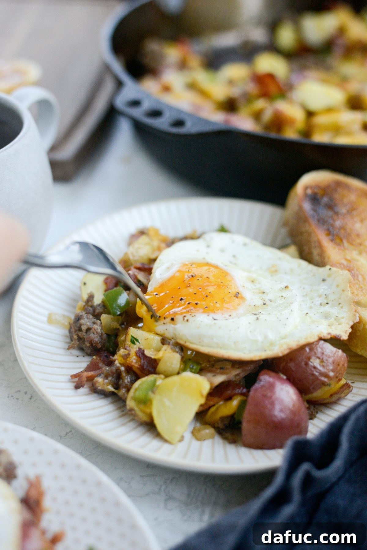 Farmer's Breakfast Skillet l SimplyScratch.com