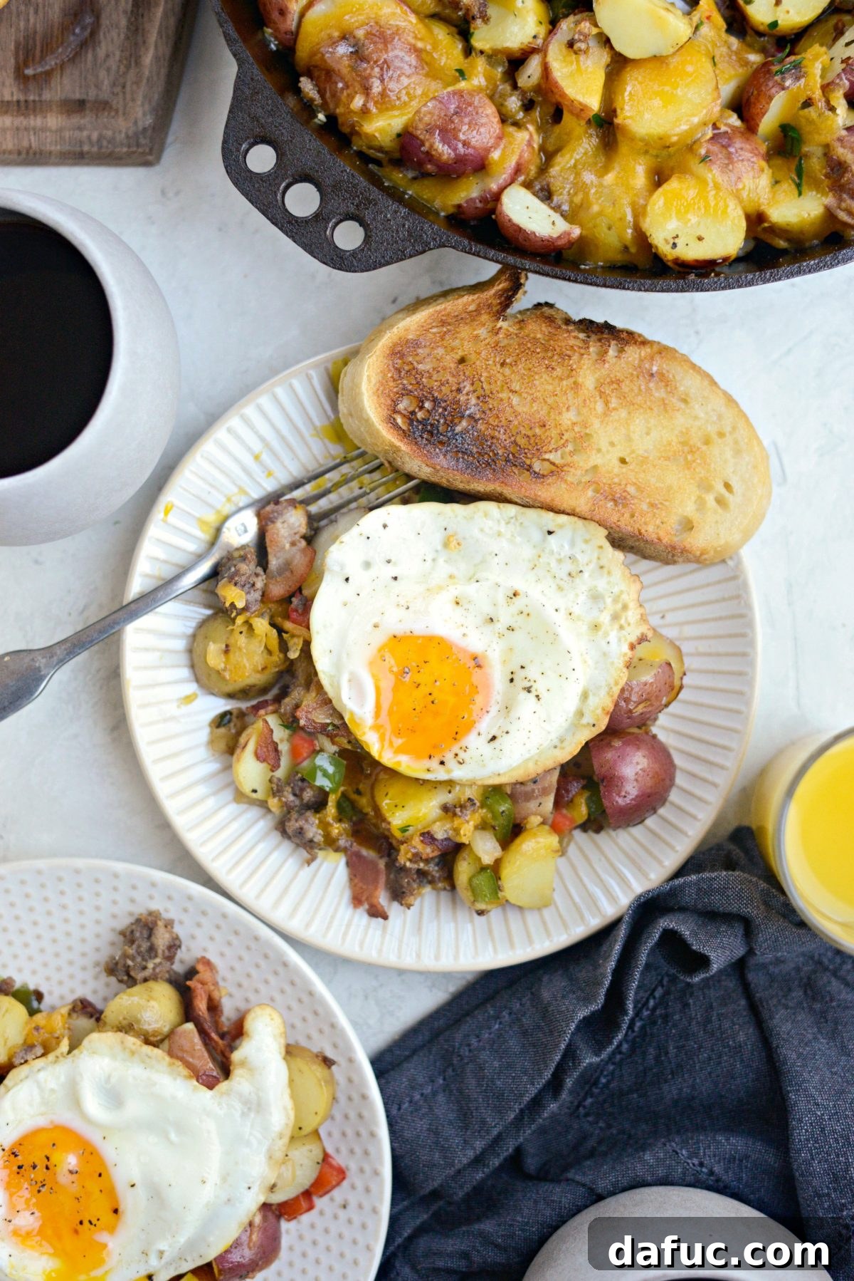 Farmer's Breakfast Skillet l SimplyScratch.com