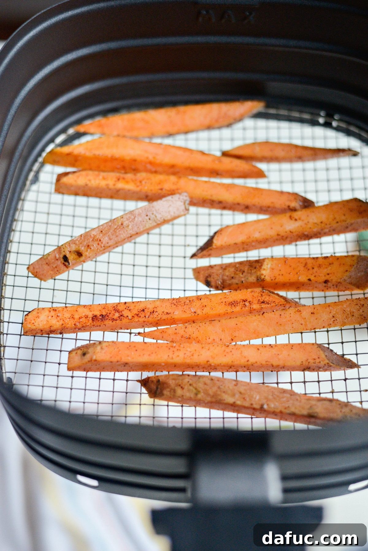Air-Fried Sweet Potato Perfection 10 Air Fryer Crispy Sweet Potato Fries l SimplyScratch.com