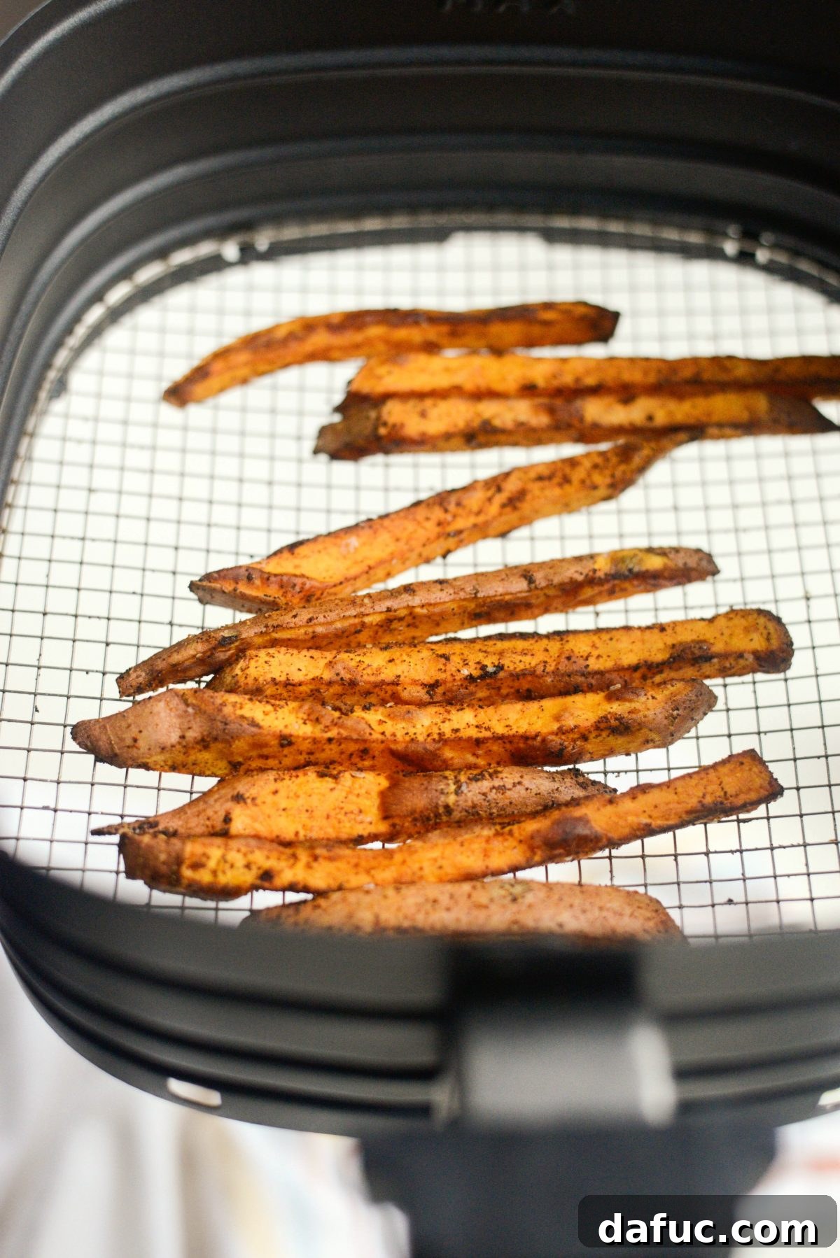 Air-Fried Sweet Potato Perfection 11 Air Fryer Crispy Sweet Potato Fries l SimplyScratch.com