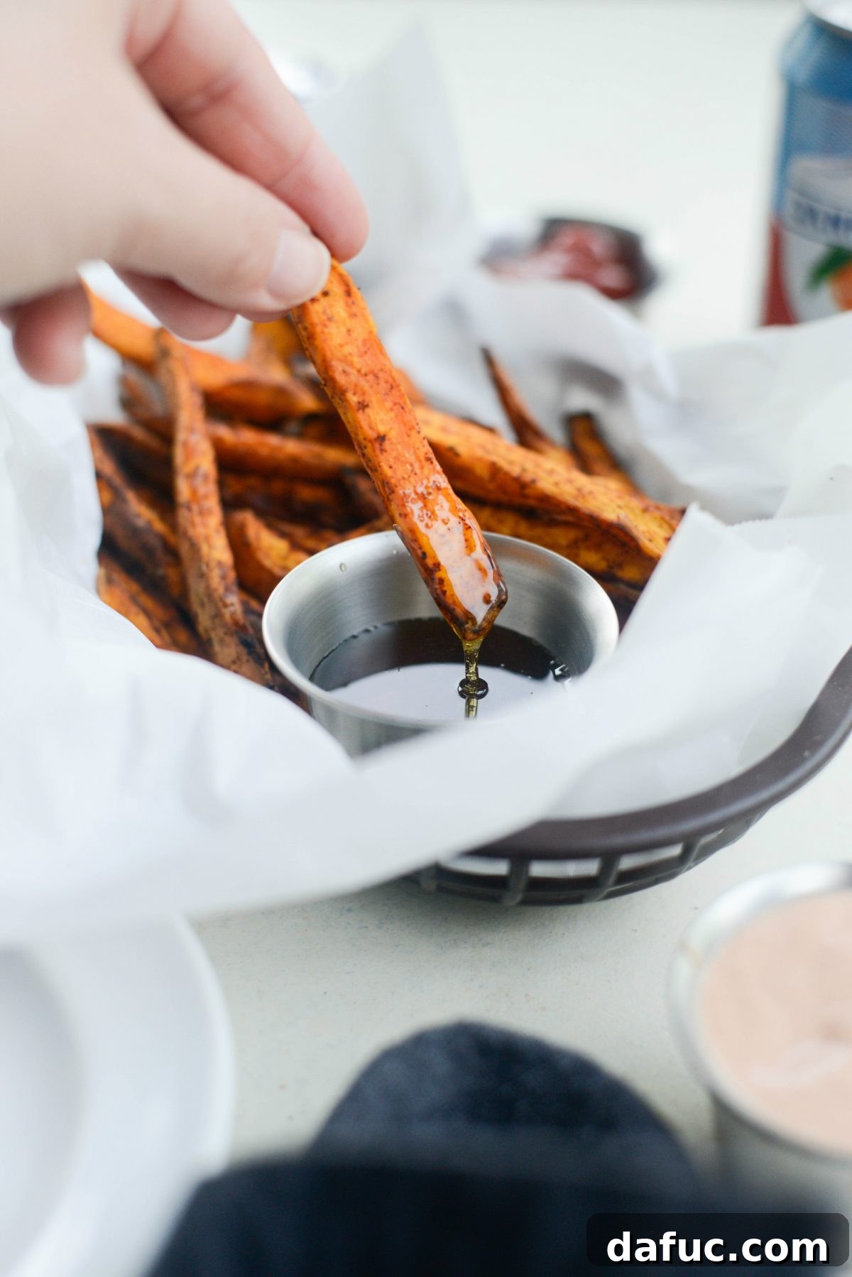 Air-Fried Sweet Potato Perfection 3 Air Fryer Crispy Sweet Potato Fries l SimplyScratch.com