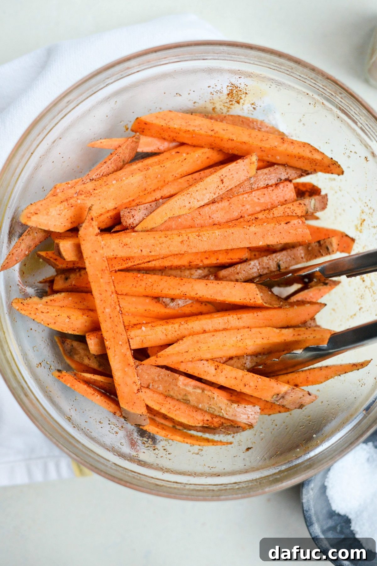 Air-Fried Sweet Potato Perfection 9 Air Fryer Crispy Sweet Potato Fries l SimplyScratch.com