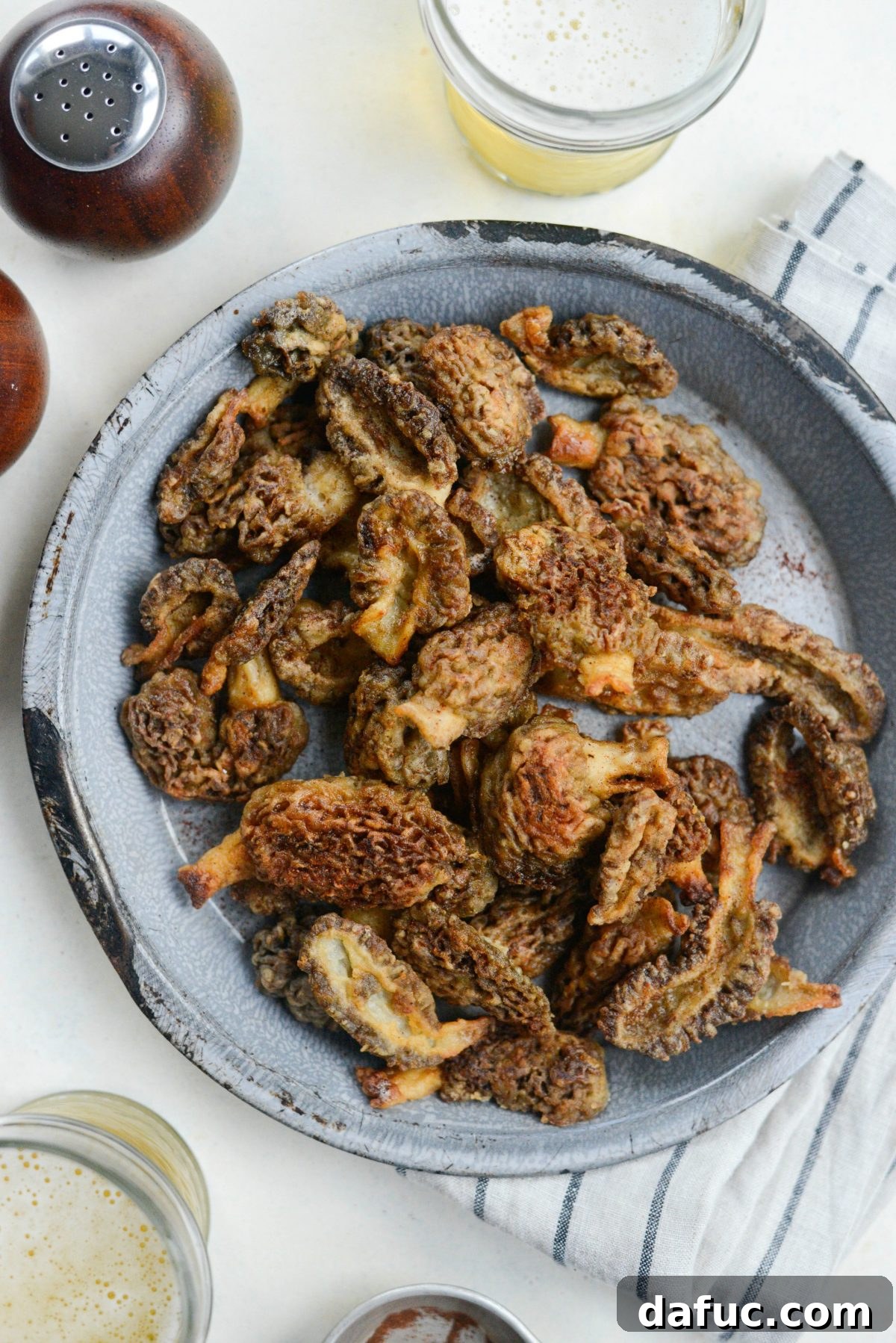 Spring's Wild Morel Sauté 20 Pan-fried morel mushrooms garnished with paprika
