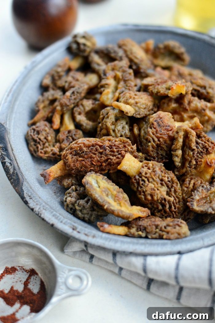 Spring's Wild Morel Sauté 22 Delicious pan-fried morel mushrooms for a gourmet meal
