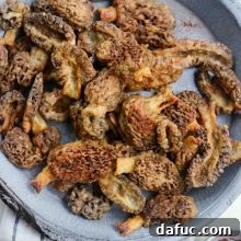 Spring's Wild Morel Sauté 24 Pan Fried Morel Mushrooms