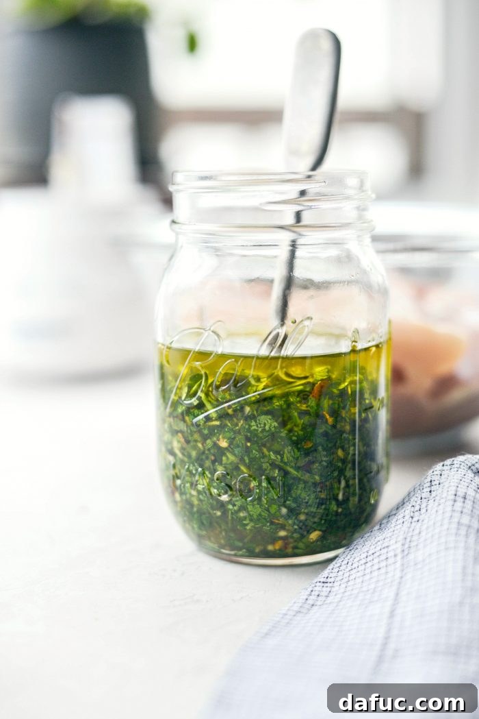 Zippy Cilantro Chimichurri 2 Cilantro Chimichurri Sauce l SimplyScratch.com