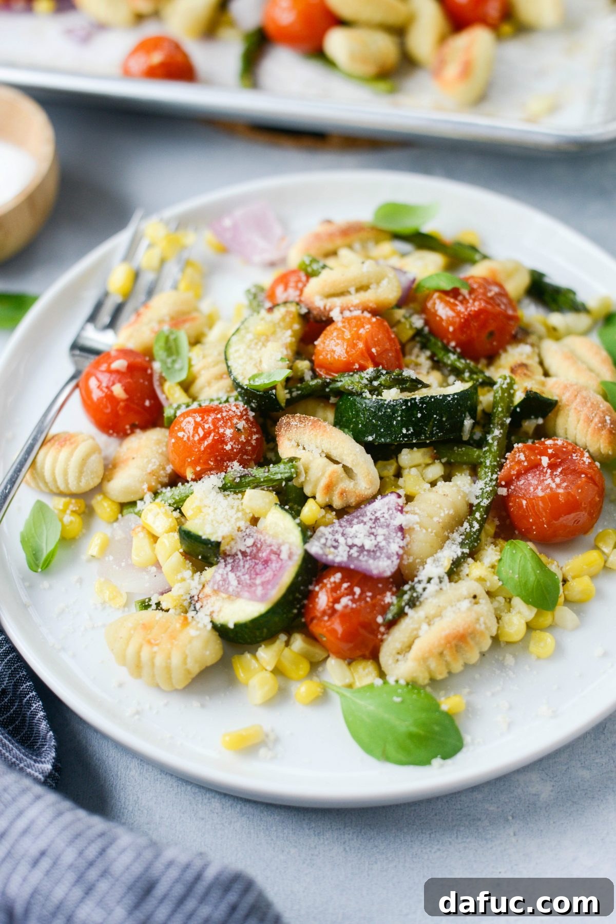 Sheet Pan Gnocchi with Summer Vegetables