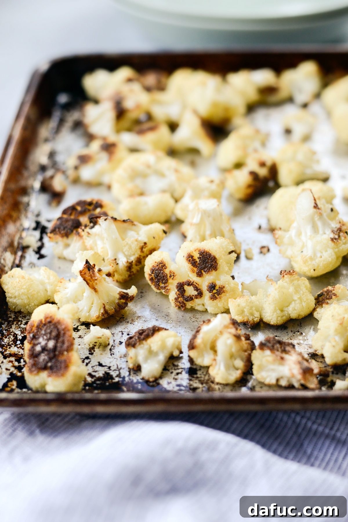 Shawarma Roasted Cauliflower & Chickpea Bowl 7 Beautifully roasted cauliflower florets with browned edges