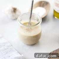 Simple Lemon Tahini Dressing l SimplyScratch.com