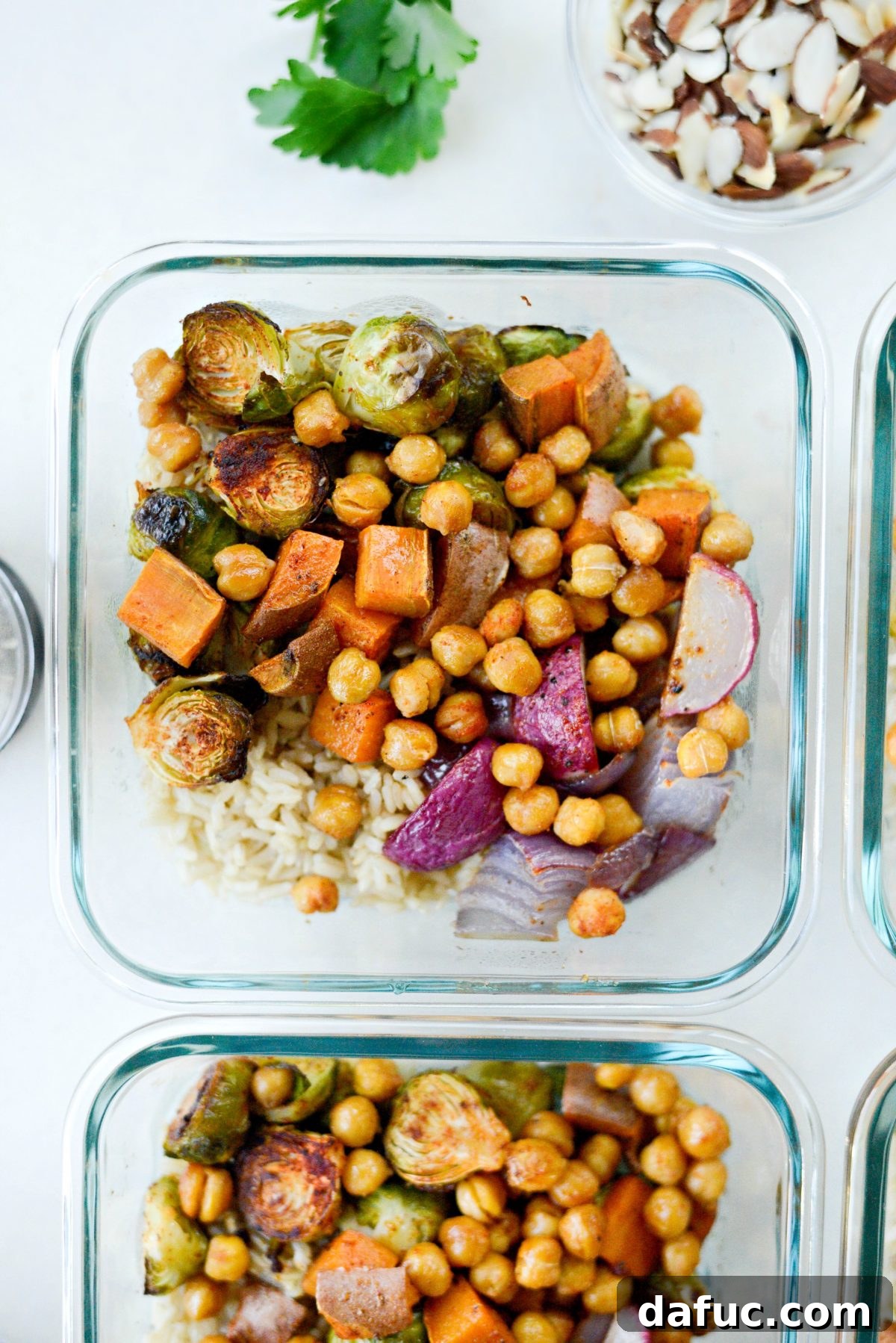 Make-Ahead Roasted Fall Veggie Rice Bowls 12 Then divide the veggies and add to the rice