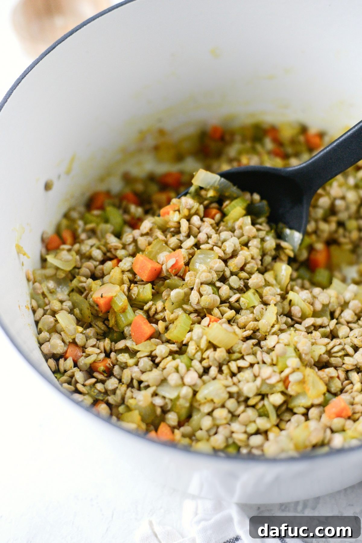 Golden Glow Lentil Soup 11 add in lentils and stir to combine.