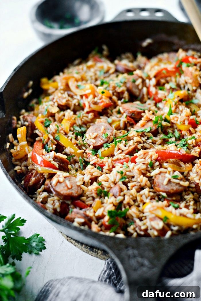 Andouille Cajun Rice Skillet