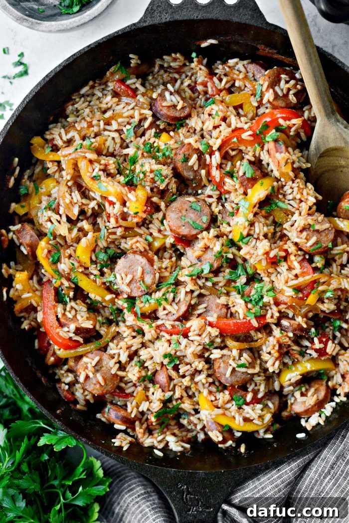 Andouille Cajun Rice Skillet
