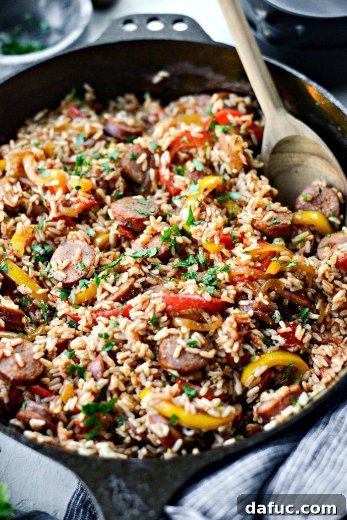 Andouille Cajun Rice Skillet