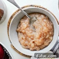 Naturally Sweetened Skillet Applesauce