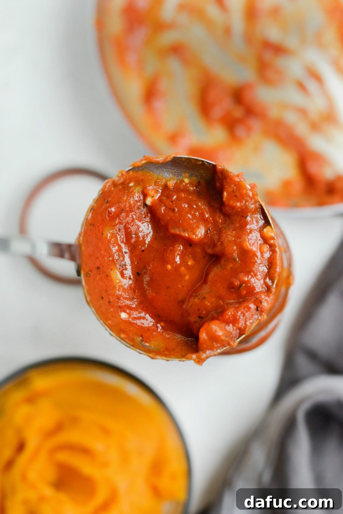 Sweet Butternut Marinara 17 Freshly made Butternut Squash Marinara in a jar