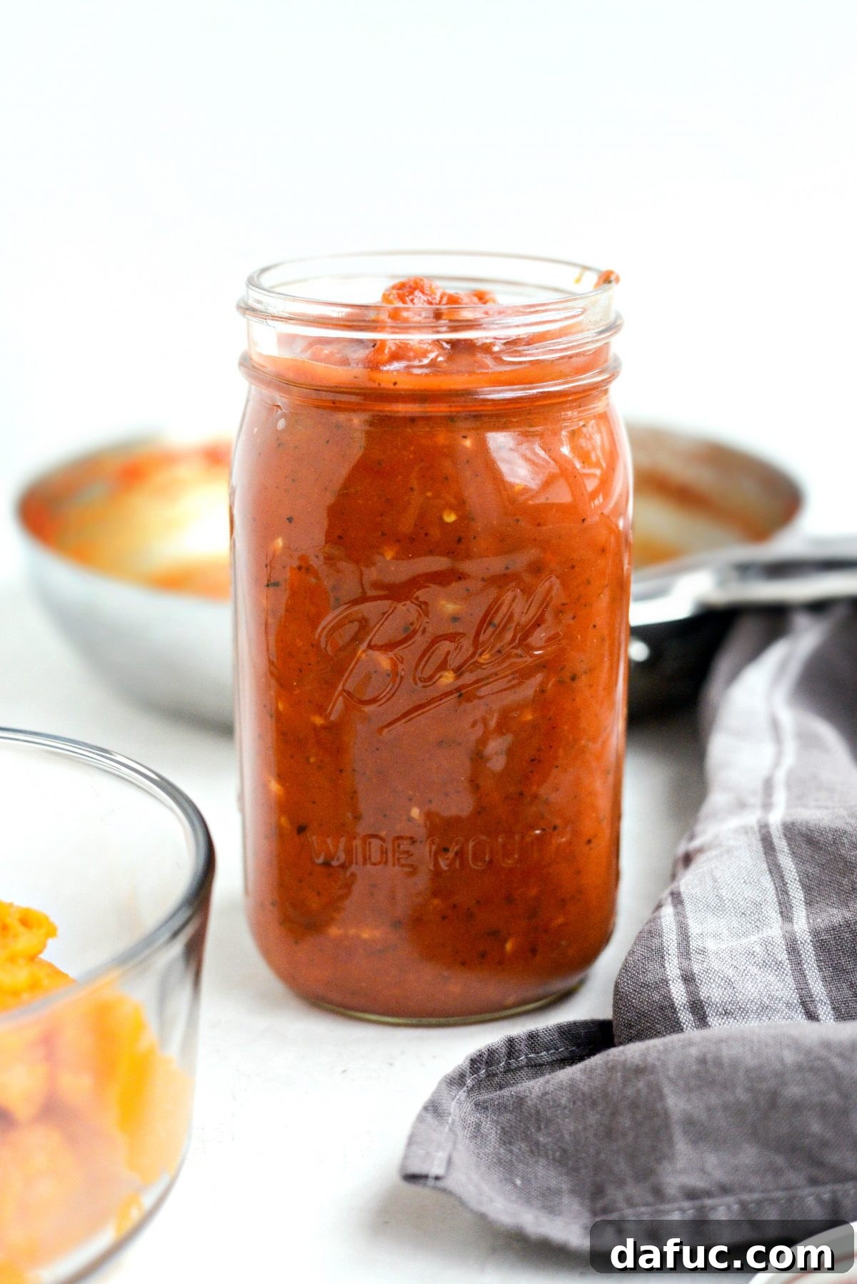 Sweet Butternut Marinara 18 Butternut Squash Marinara ready to be served