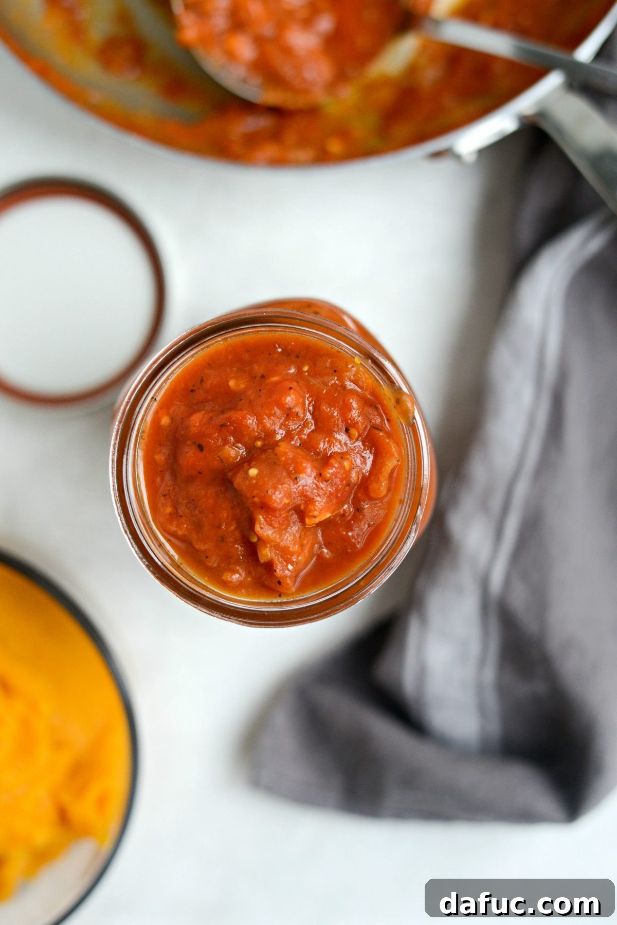 Sweet Butternut Marinara 3 Close-up of creamy Butternut Squash Marinara sauce