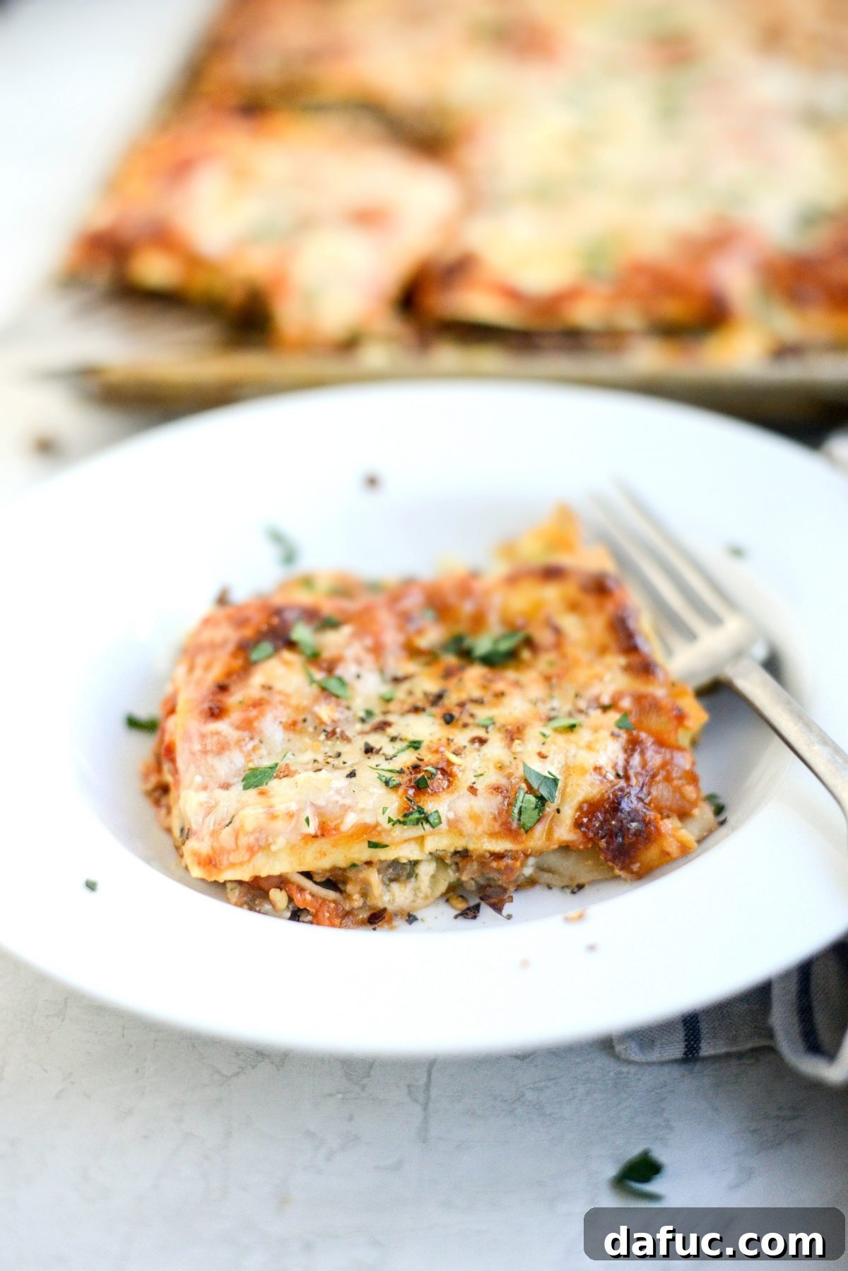 Easy Sheet Pan Lasagna