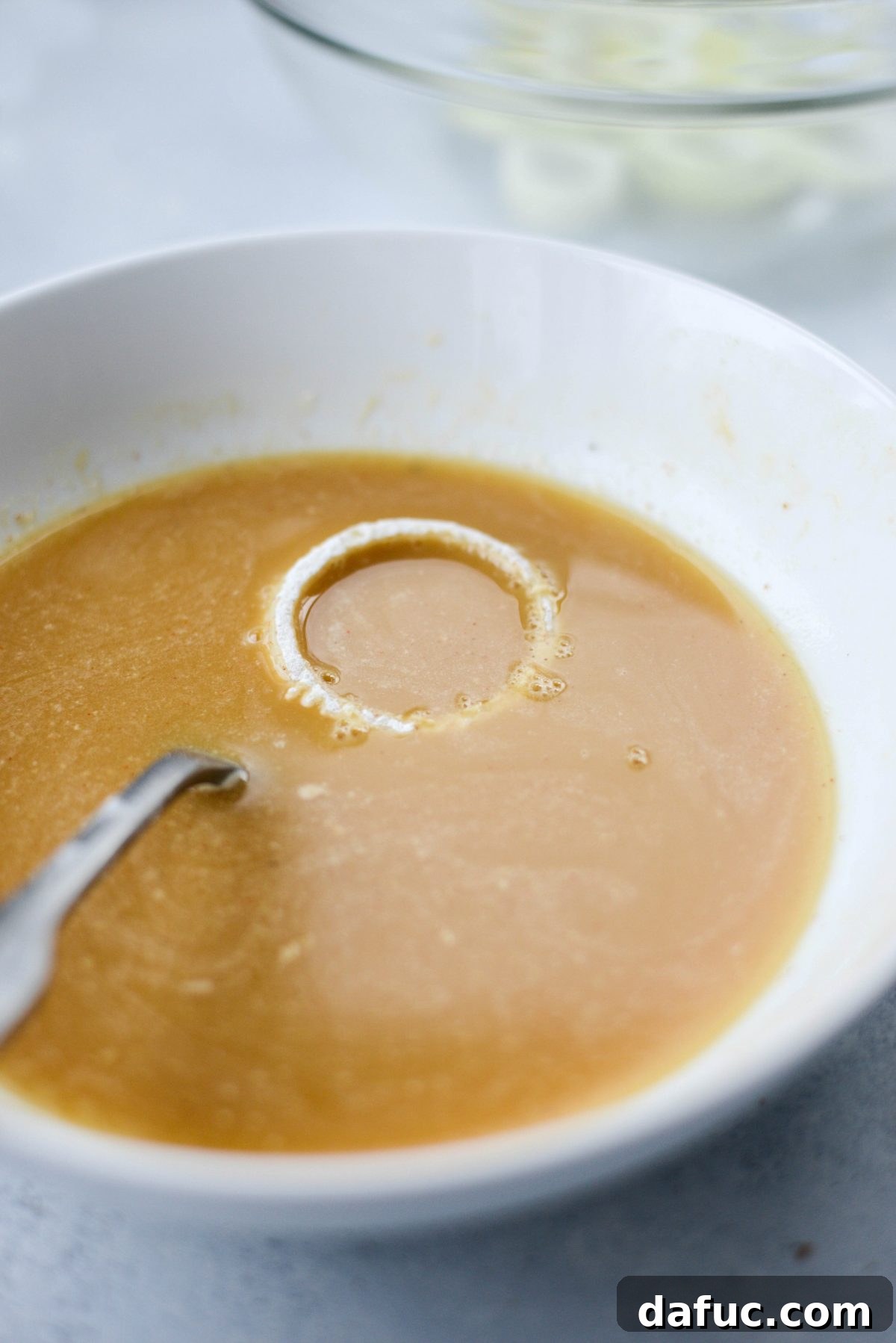beer and egg mixture