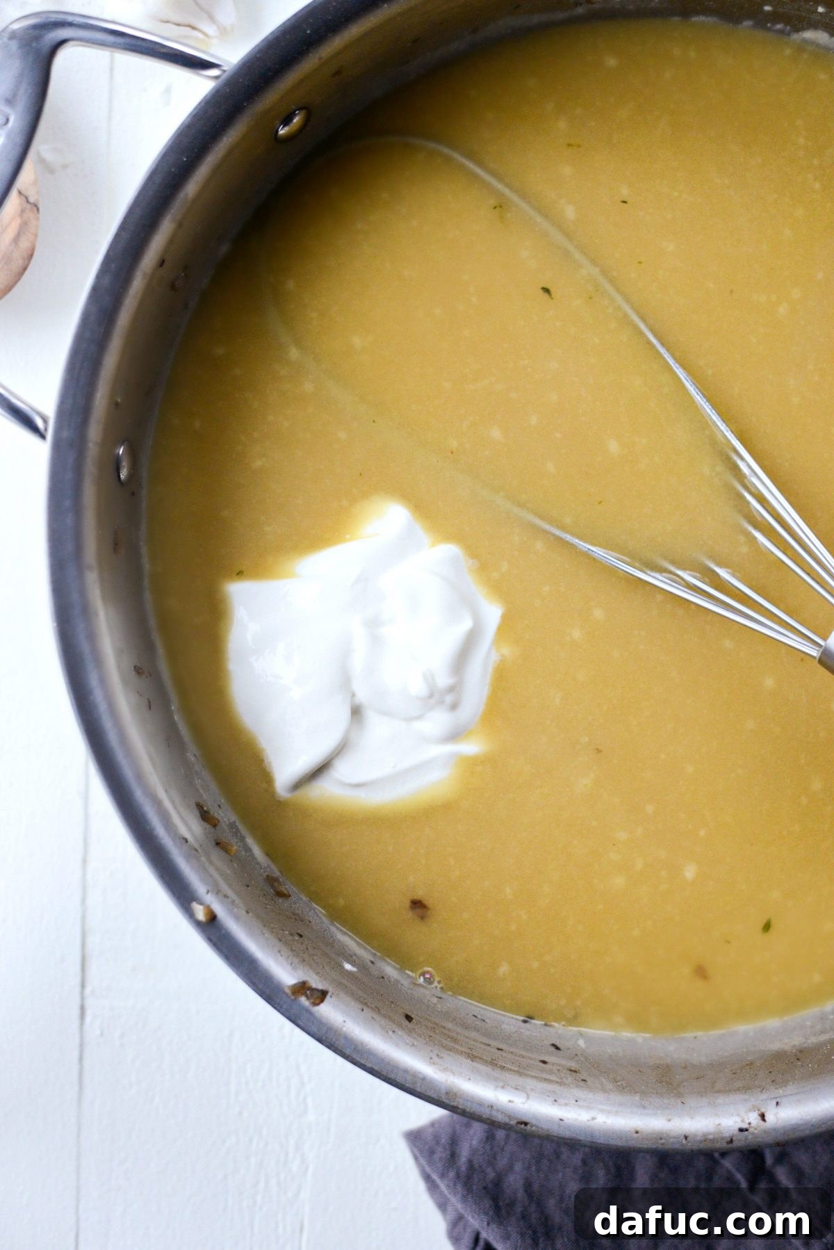 Simple Creamy Mushroom Bliss 16 sour cream