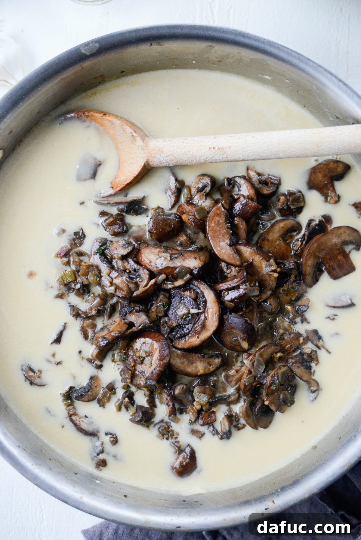 Simple Creamy Mushroom Bliss 17 add mushrooms back in