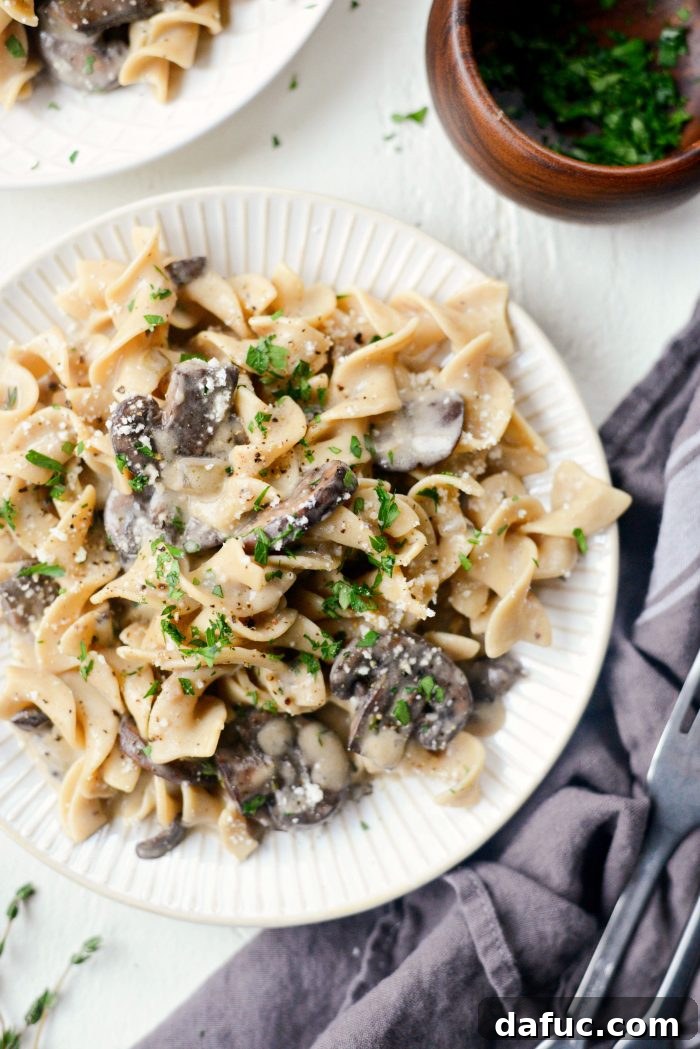 Simple Creamy Mushroom Bliss 24 Easy Mushroom Stroganoff