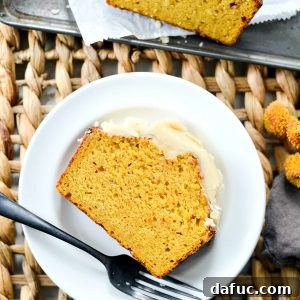 Ginger Pumpkin Bread with Maple Brown Butter Icing. A seasonal quick bread perfect for fall.