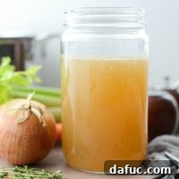 Homemade Turkey Stock l SimplyScratch.com