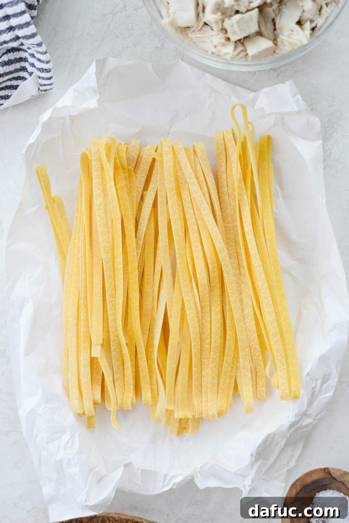 Cozy Turkey Noodle Comfort 11 Egg noodles for the soup
