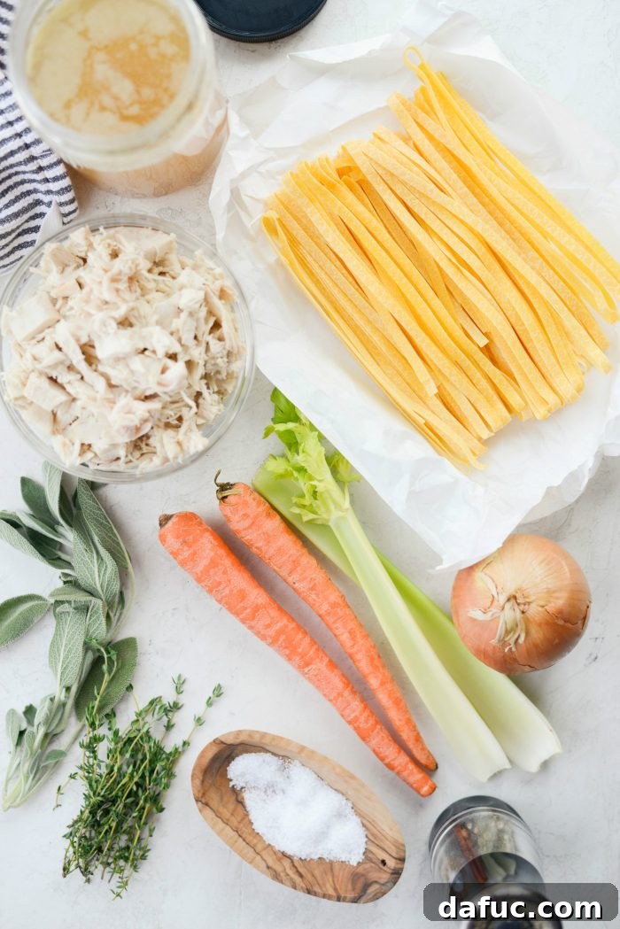 Cozy Turkey Noodle Comfort 4 Ingredients for Leftover Turkey Noodle Soup